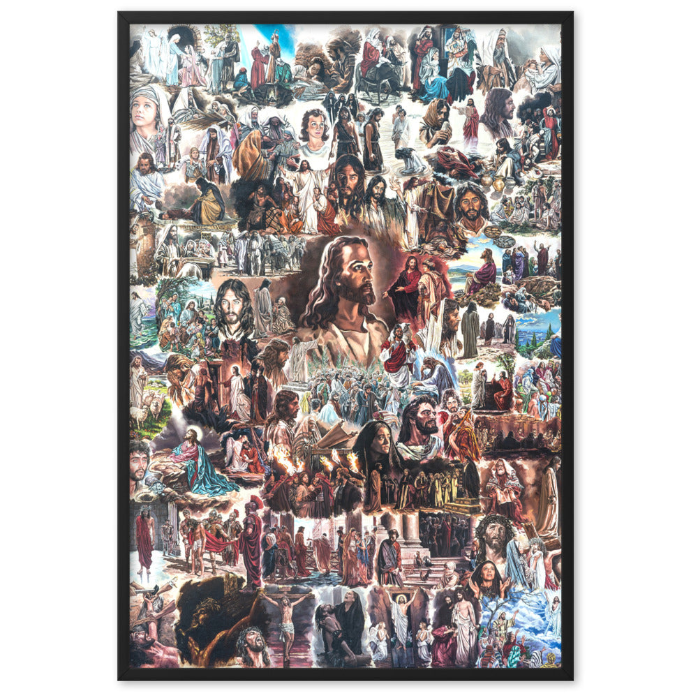 Framed matte paper poster: Life Of Christ