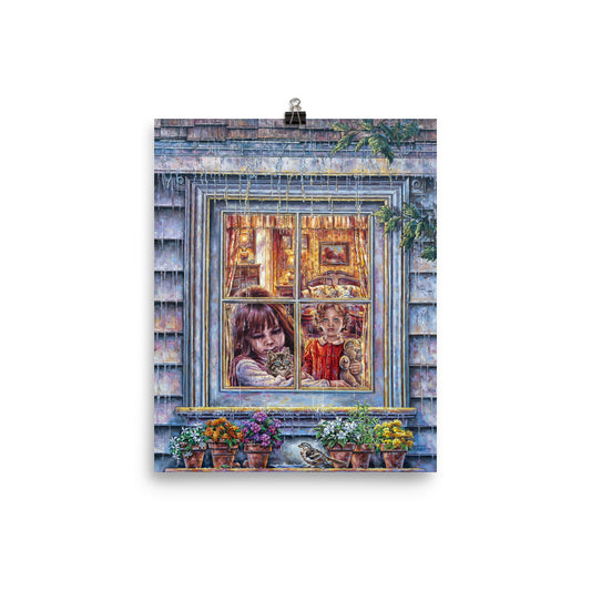 Photo paper poster: Rain Rain Go Away