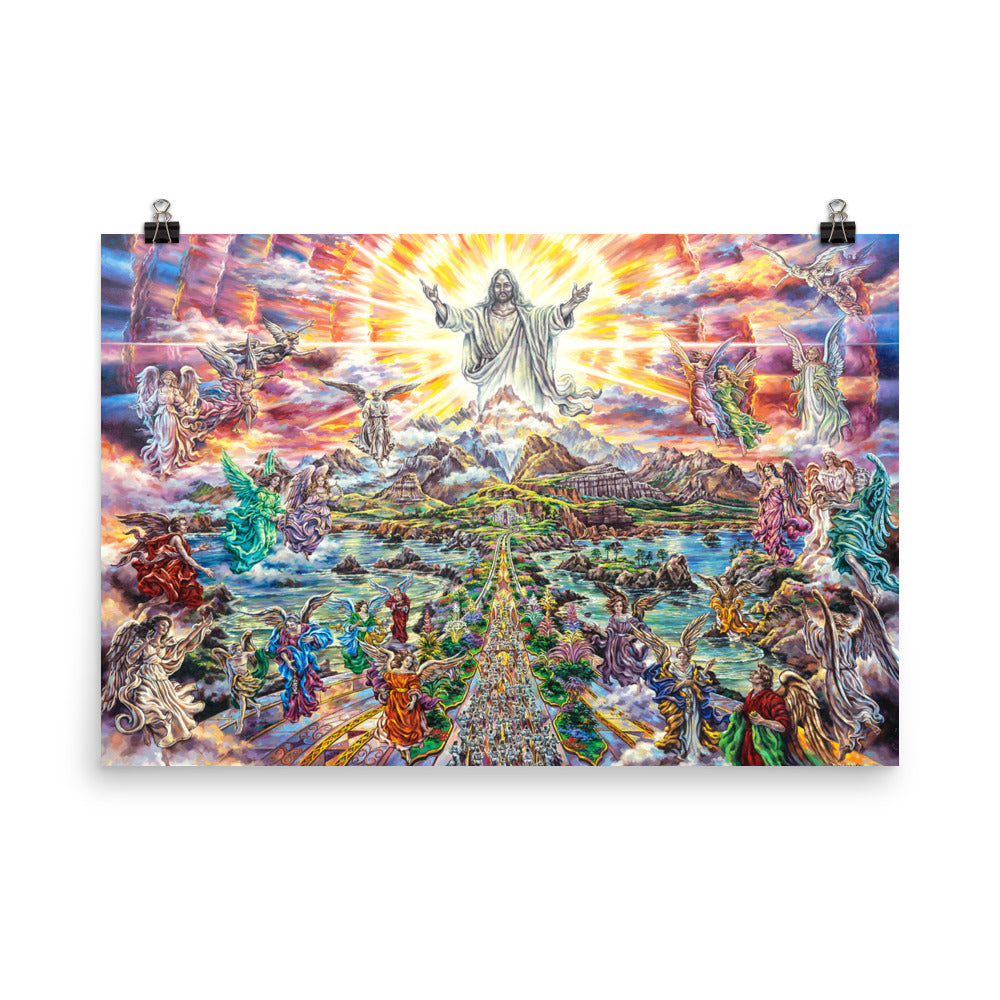 Photo paper poster: Heavenly Welcome