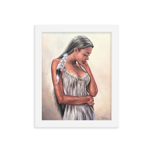 Framed photo paper poster: The Touch