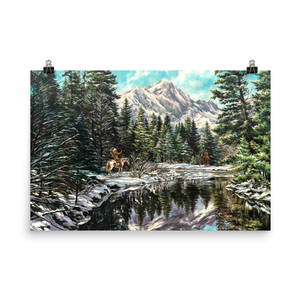 Photo paper poster: Silent Encounter