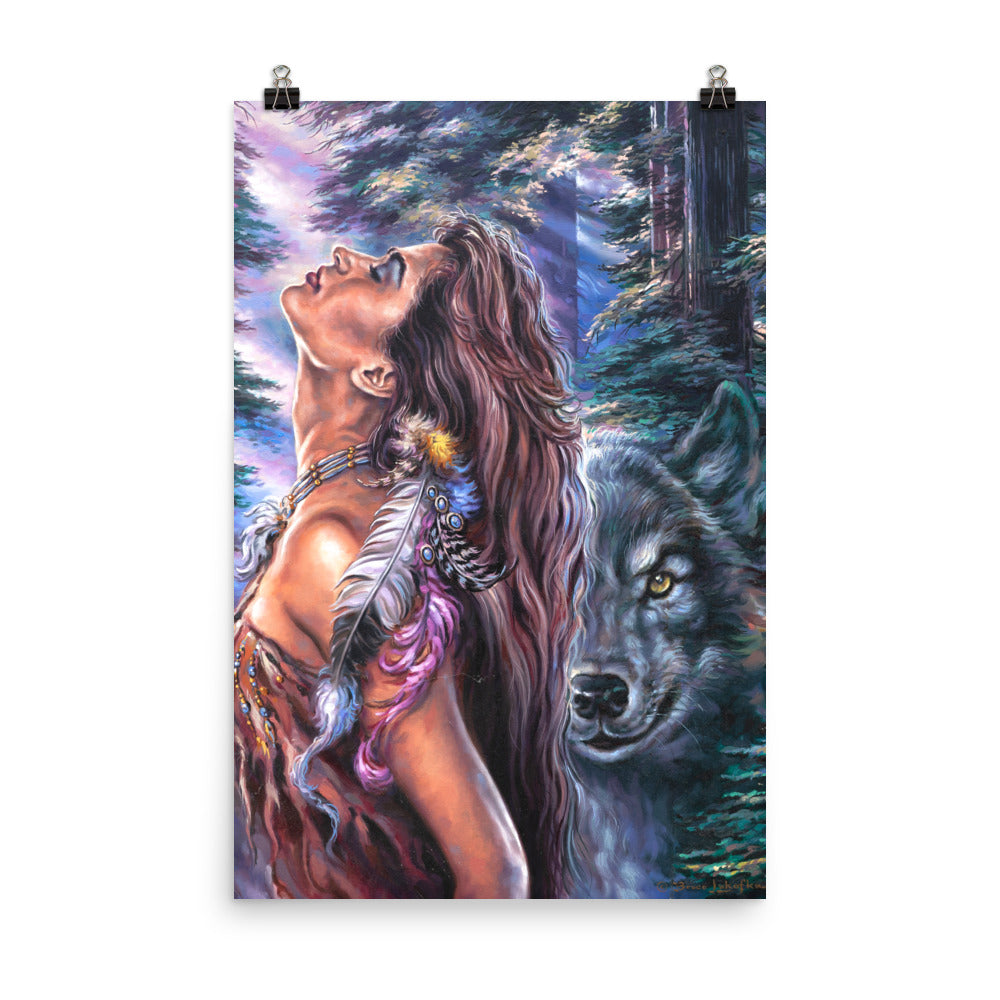 Photo paper poster: Drawn To The Light