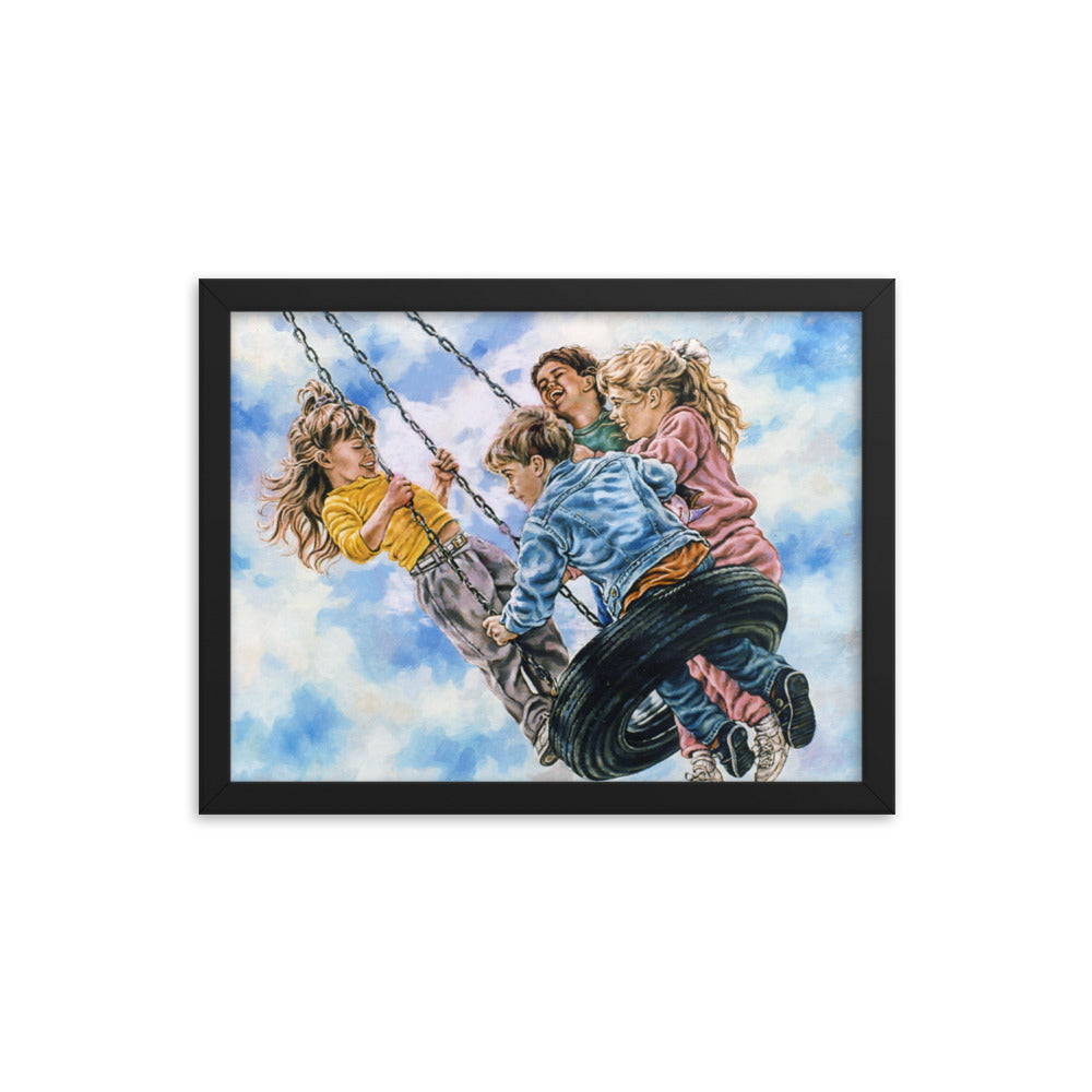 Framed poster: Tire Swing