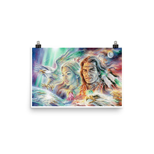 Photo paper poster: Where Eagles Soar