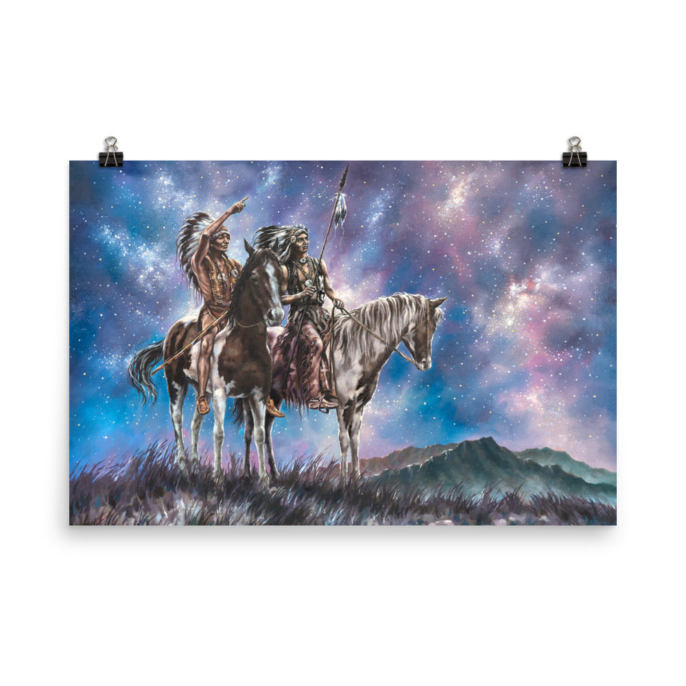 Photo paper poster: Under Silent Stars
