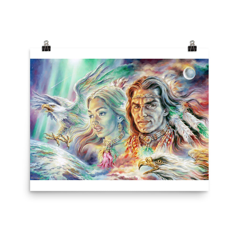 Photo paper poster: Where Eagles Soar