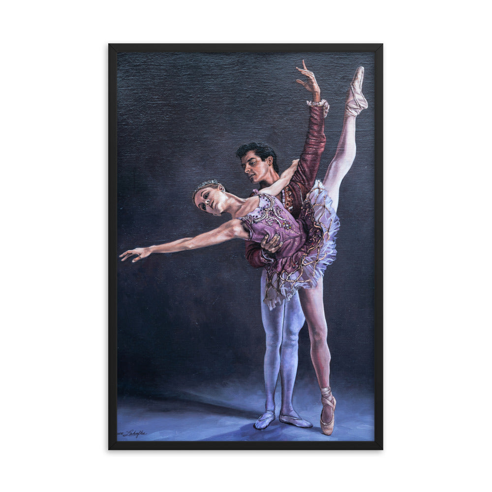 Framed photo paper poster: The Dance
