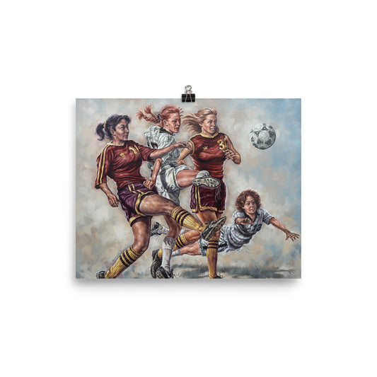 Photo paper poster: Soccer Ballet