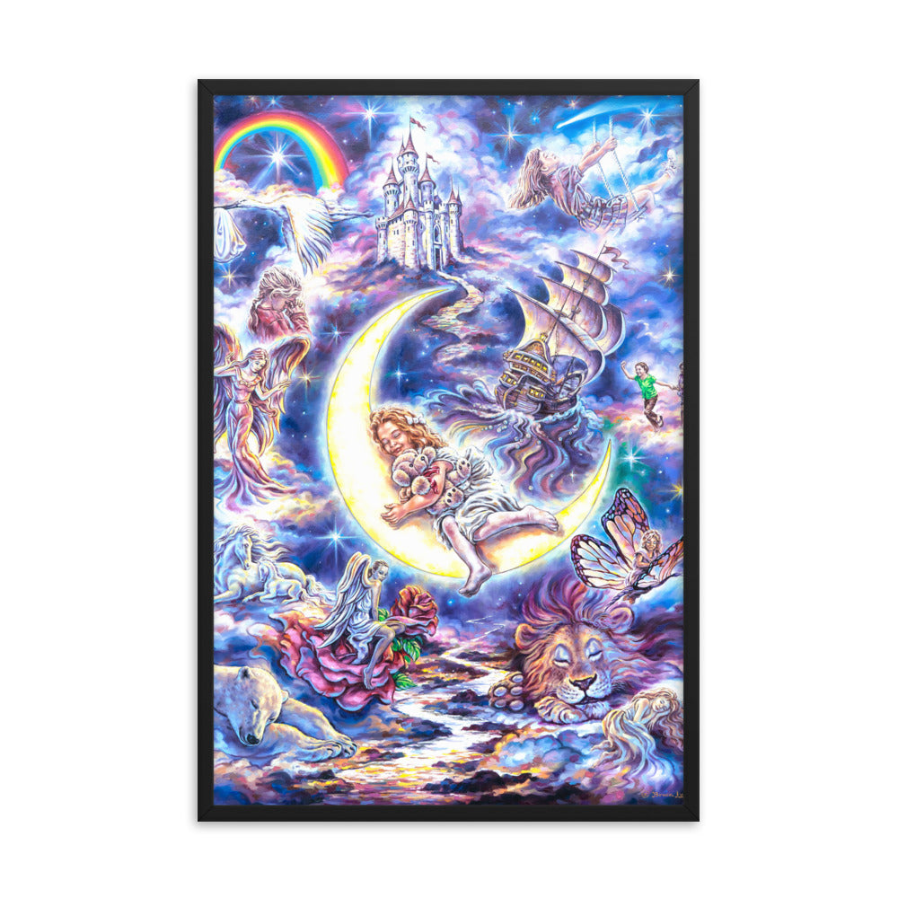 Framed photo paper poster: Sweet Dreams
