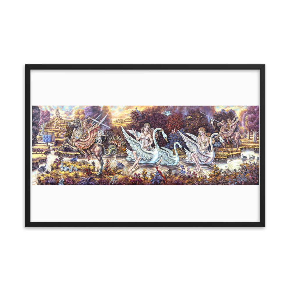 Framed photo paper poster: Once Upon A Time