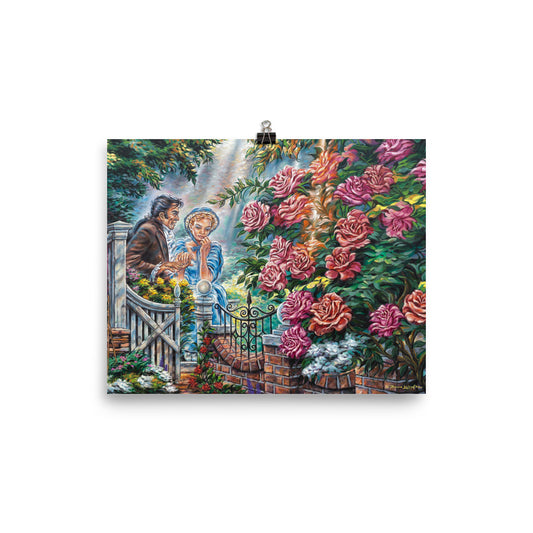 Photo paper poster: Beyond The Garden Gate