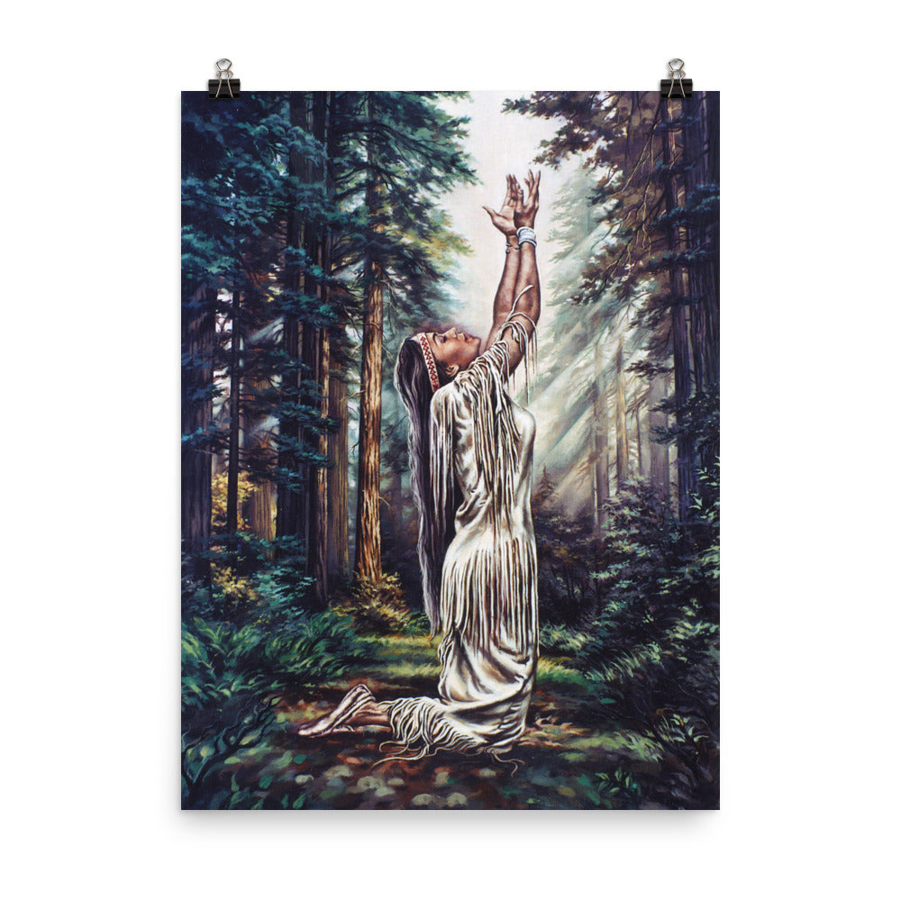Photo paper poster: The Prayer