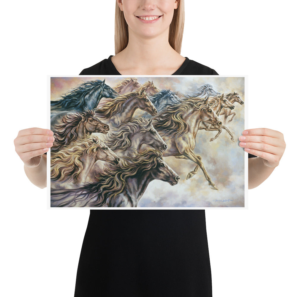 Photo paper poster: Into The Wind