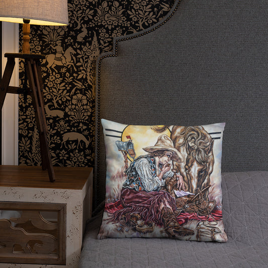 Pillow: Cowgirl Mail