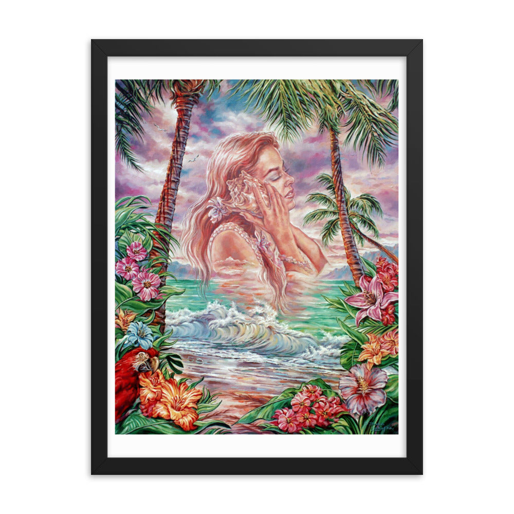 Framed poster: Song Of The Island
