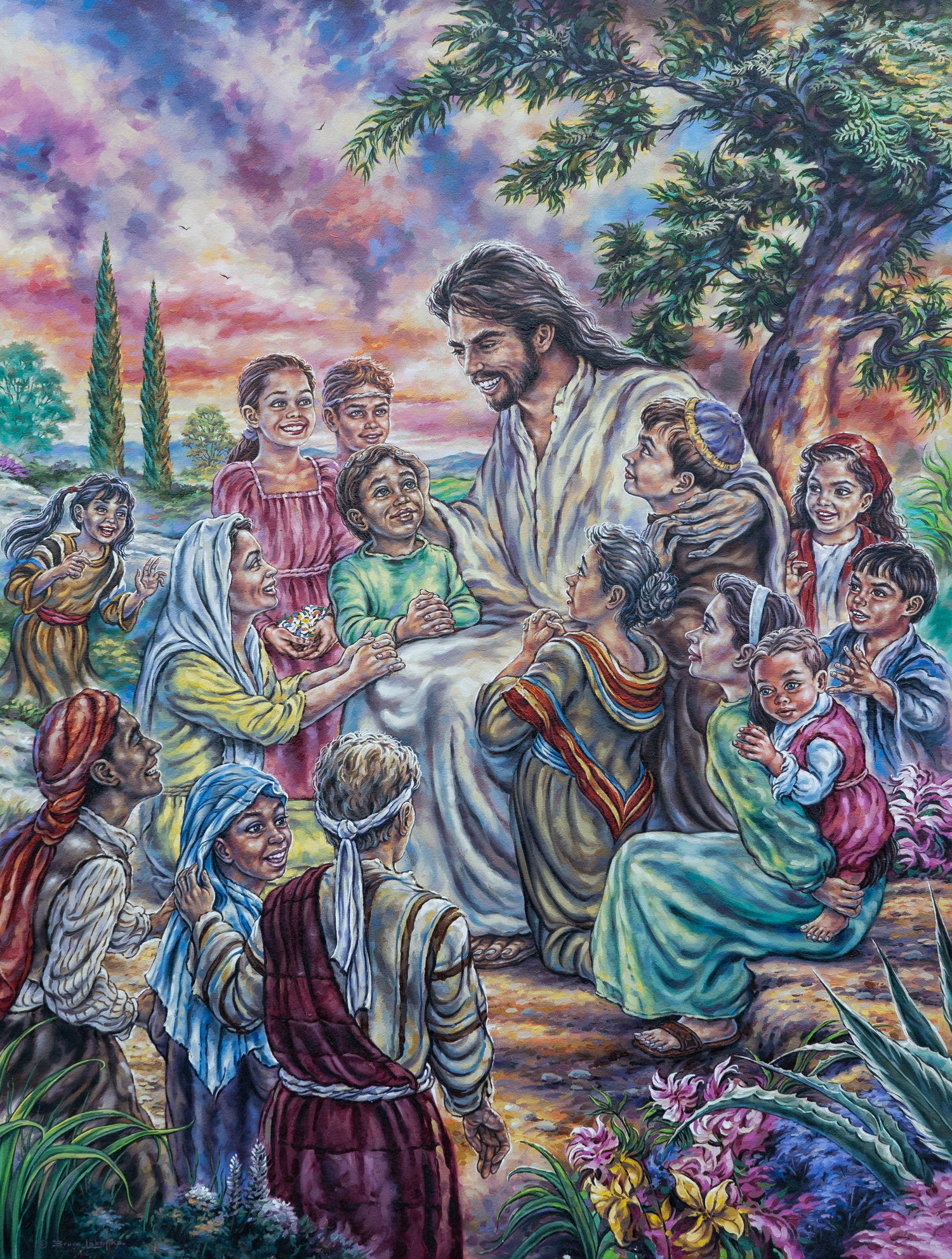 Christ And The Children