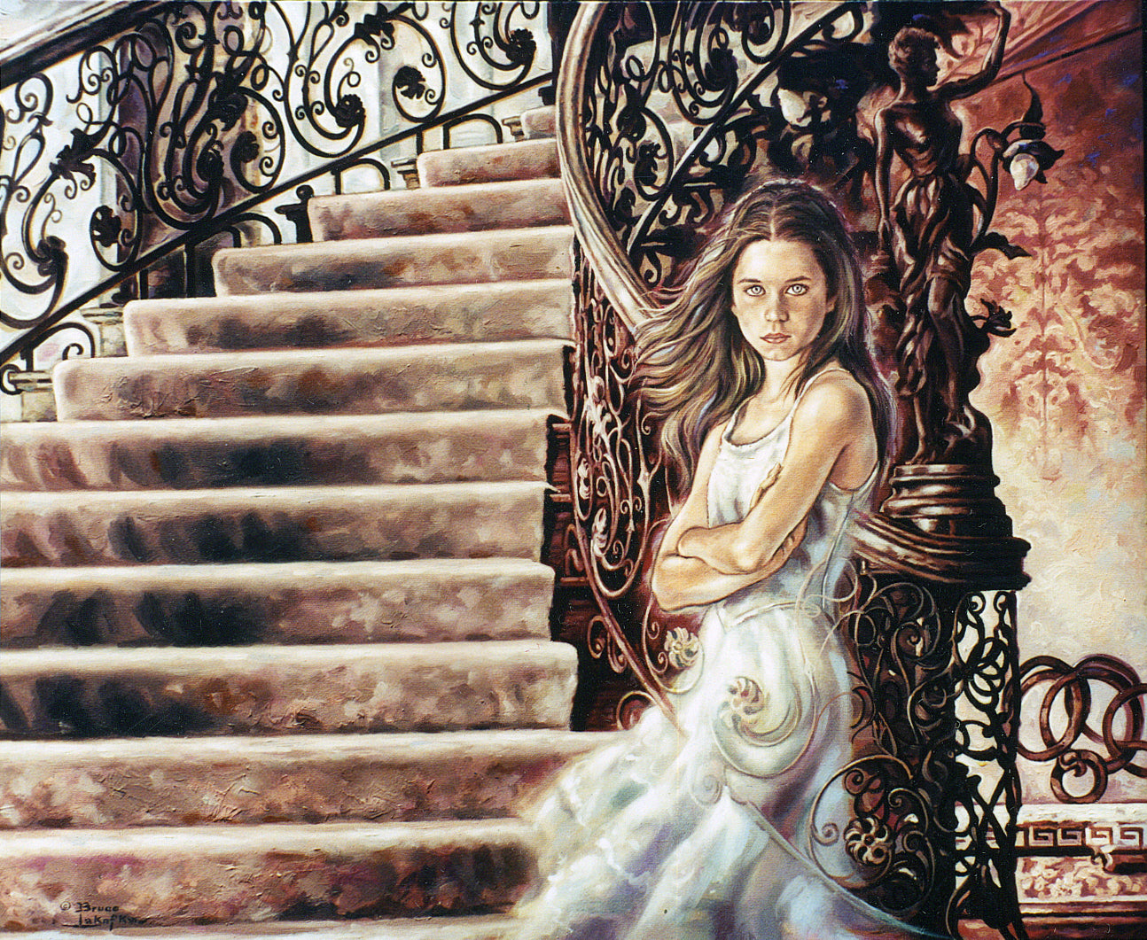 The Girl At The Bottom Of The Stairs