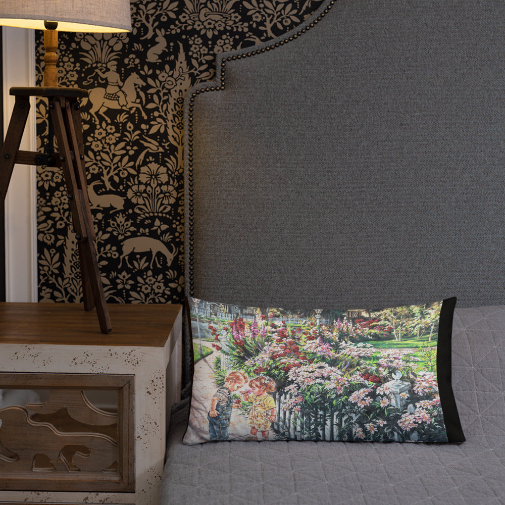 The Smell Of Summer Flowers -Premium Pillow