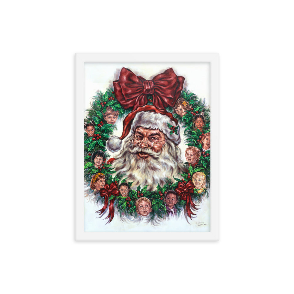 Framed photo paper poster: Wreath Of Joy