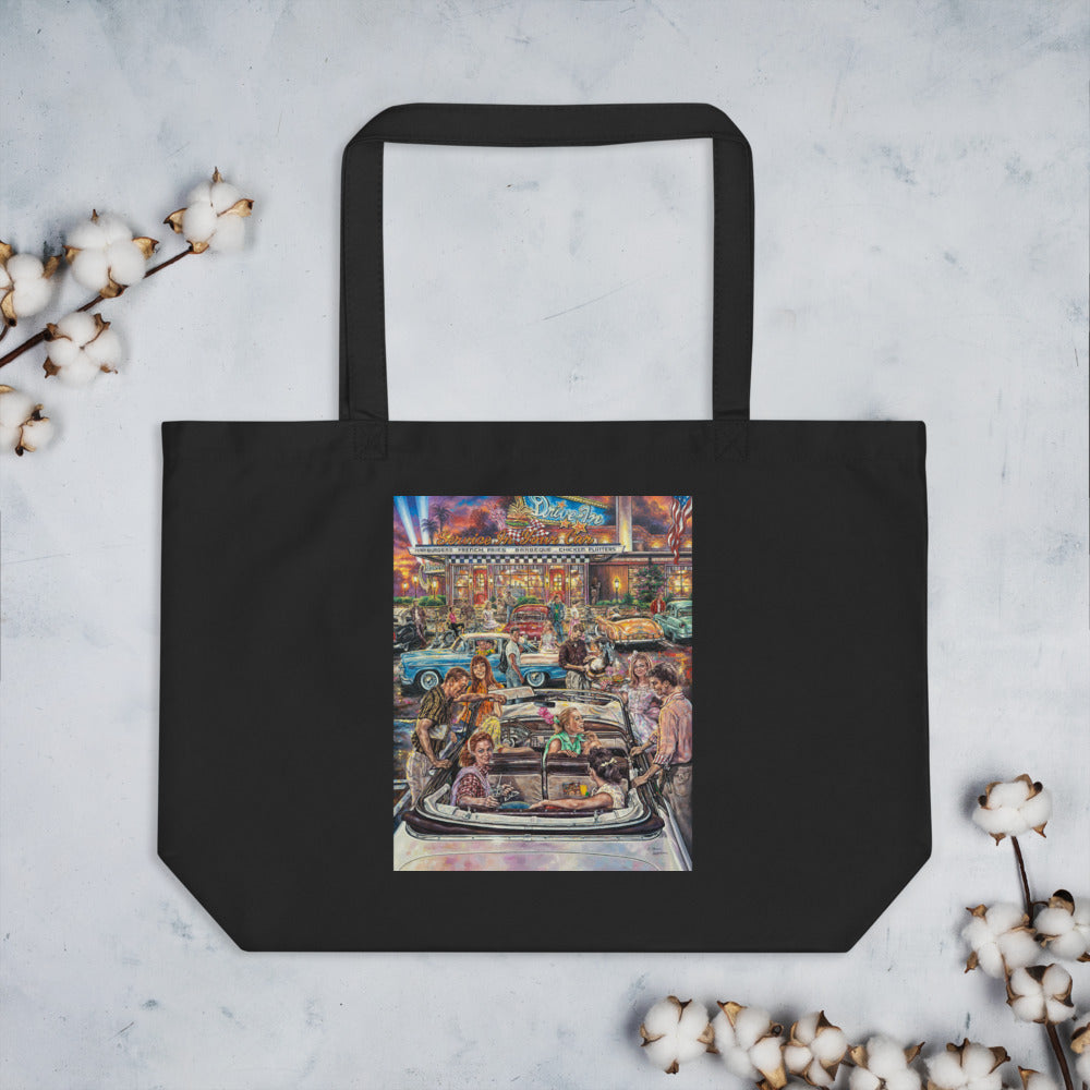 Large organic tote: Back In The Fifties
