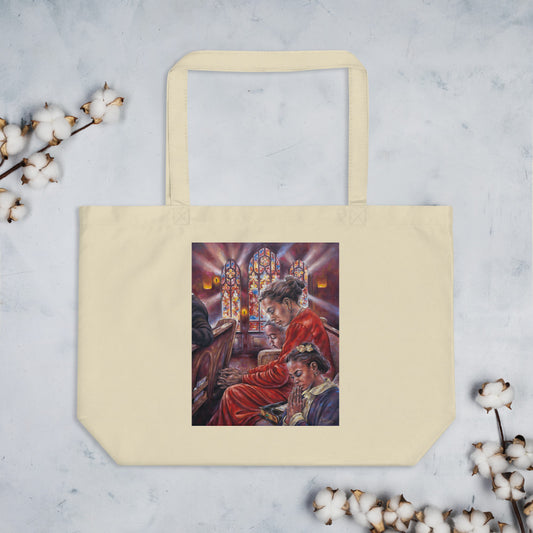 Large Organic Tote: "A Mother's Prayer"