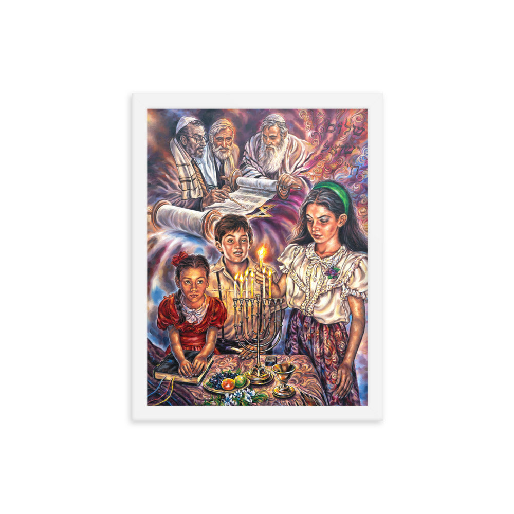 Framed photo paper poster: Traditions