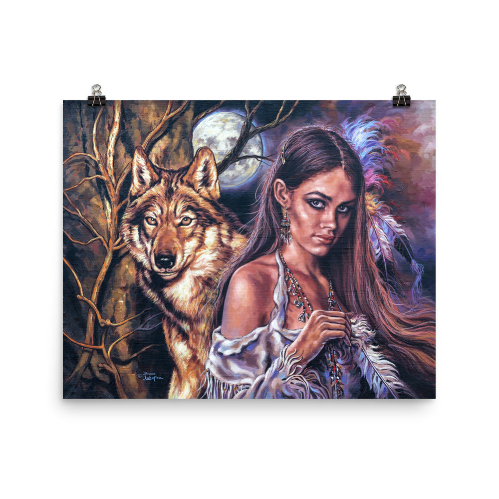 Photo paper poster: Autumn Moon