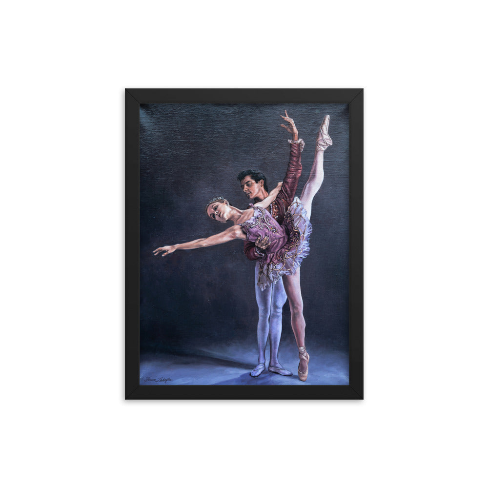 Framed photo paper poster: The Dance