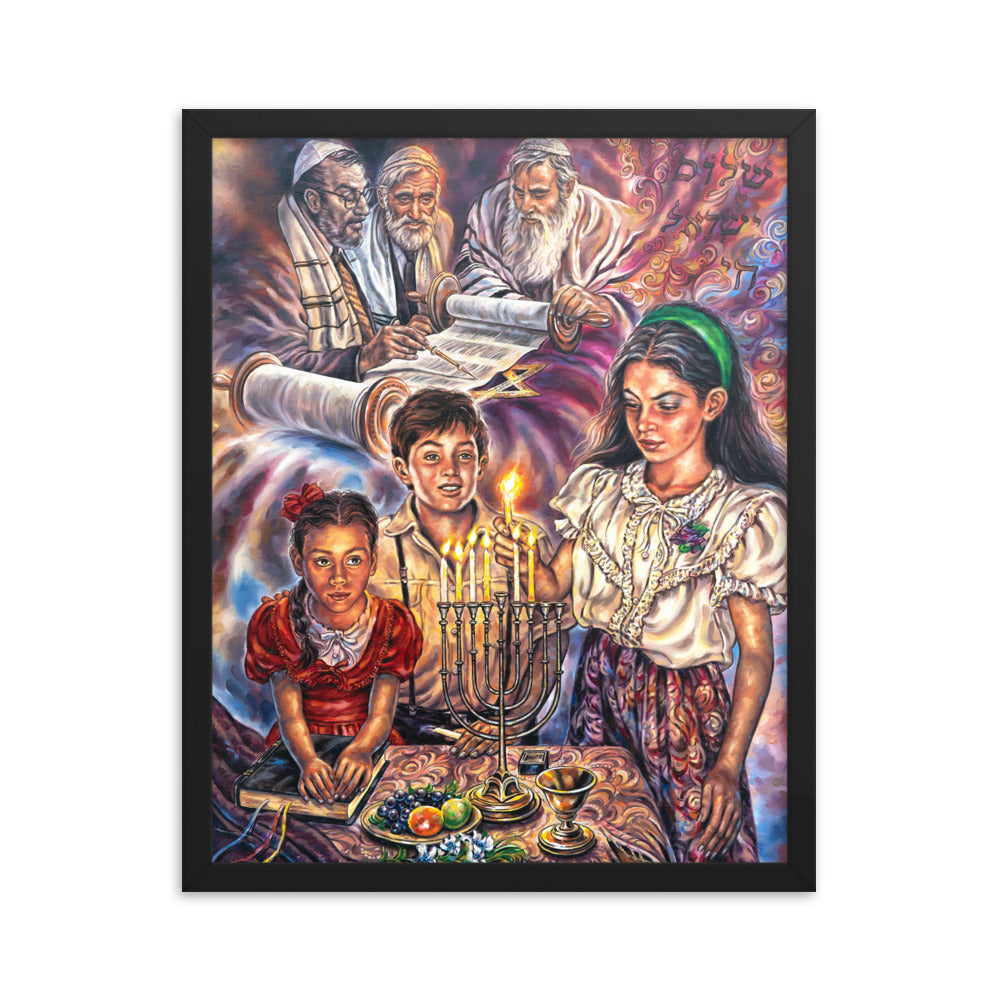 Framed photo paper poster: Traditions