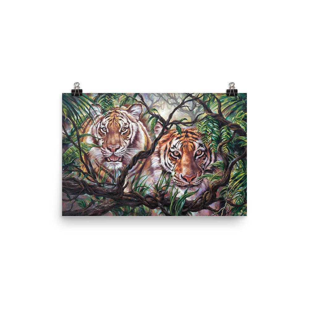 Photo paper poster: Eyes Of The Jungle