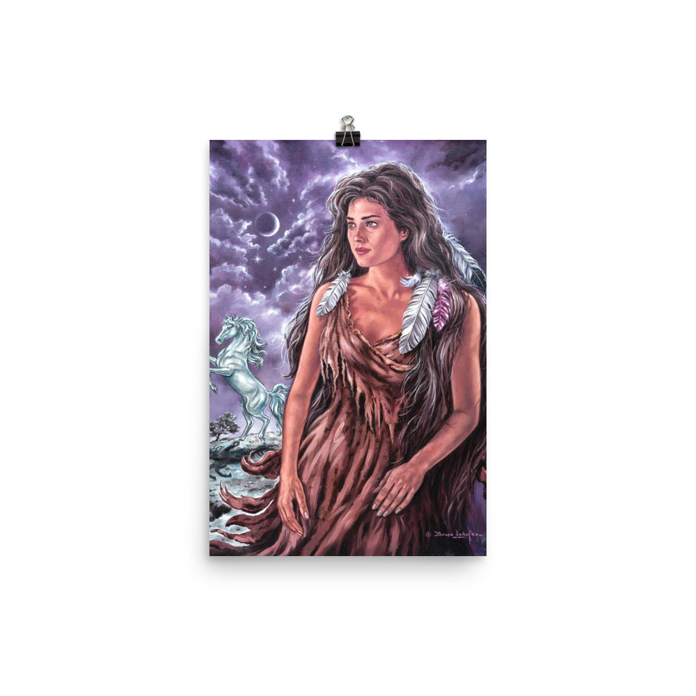 Photo paper poster: Crescent Moon