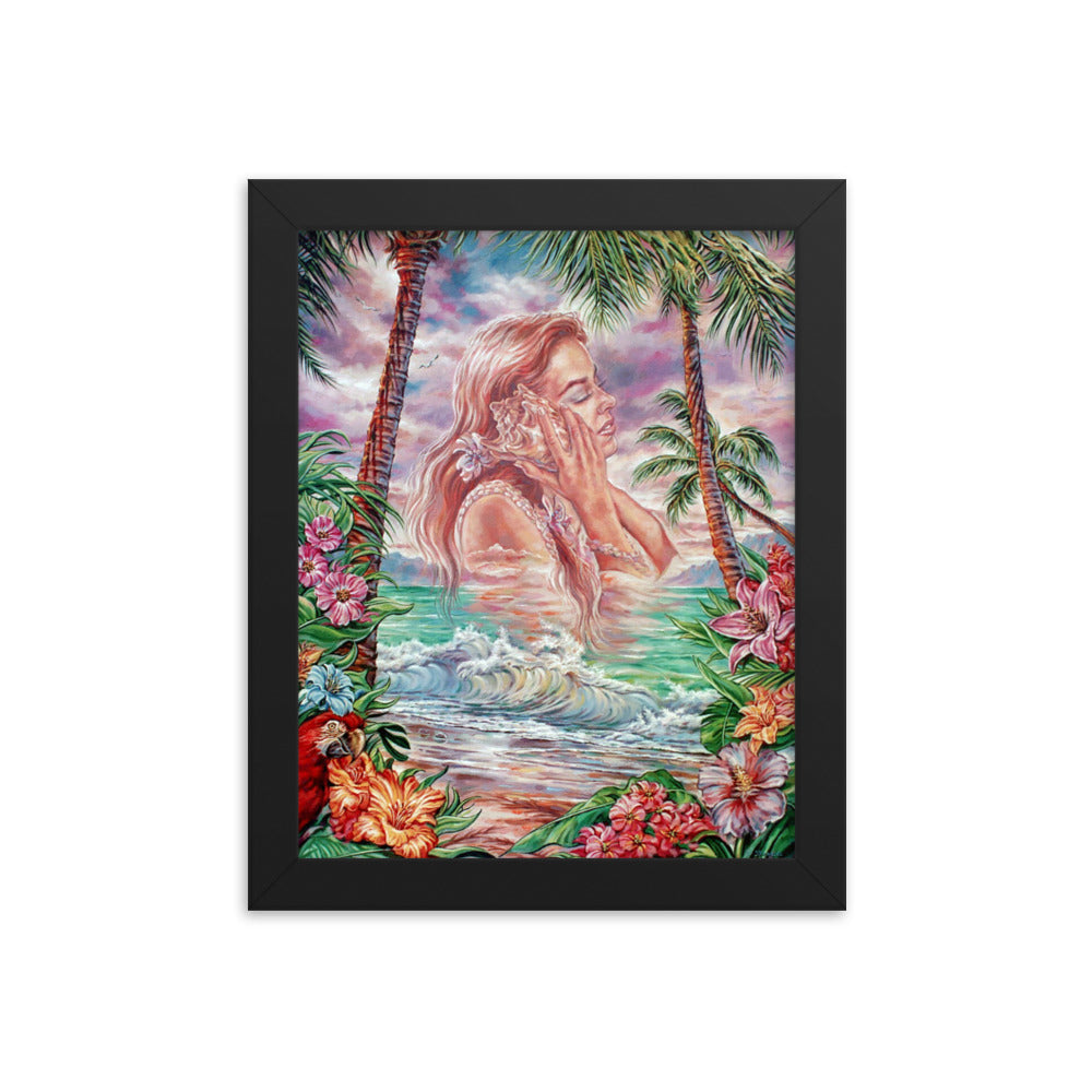 Framed poster: Song Of The Island