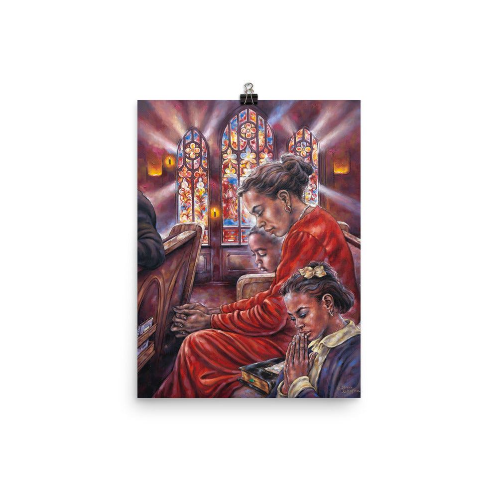 Photo paper poster: A Mother's Prayer