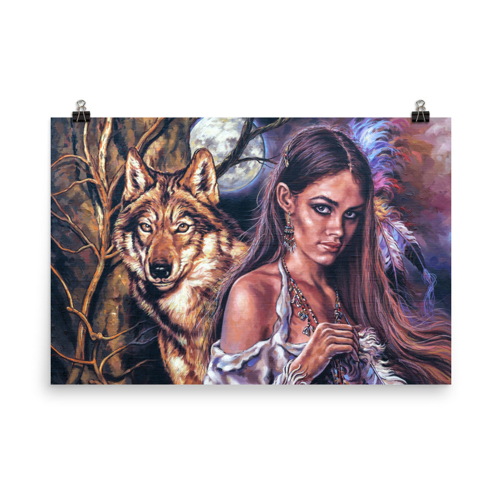 Photo paper poster: Autumn Moon