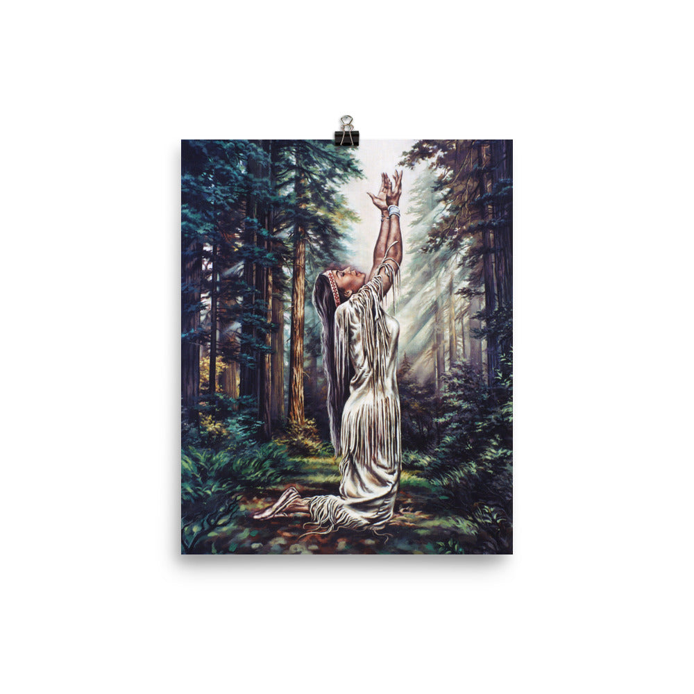 Photo paper poster: The Prayer