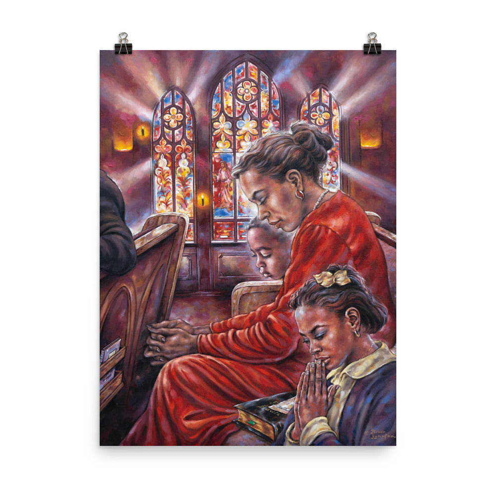 Photo paper poster: A Mother's Prayer