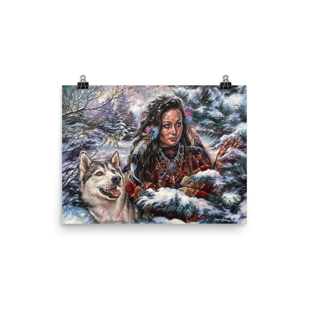 Photo paper poster: Snowfall