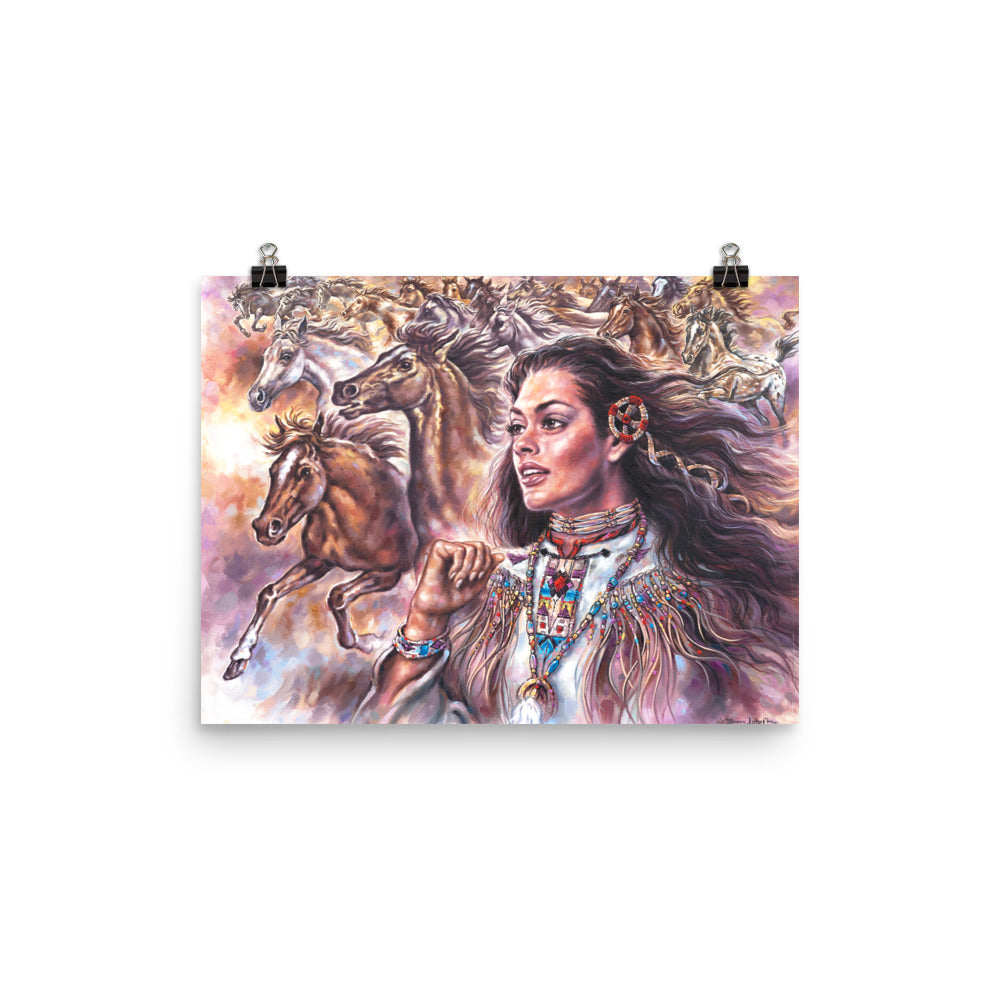 Photo paper poster: Stampede