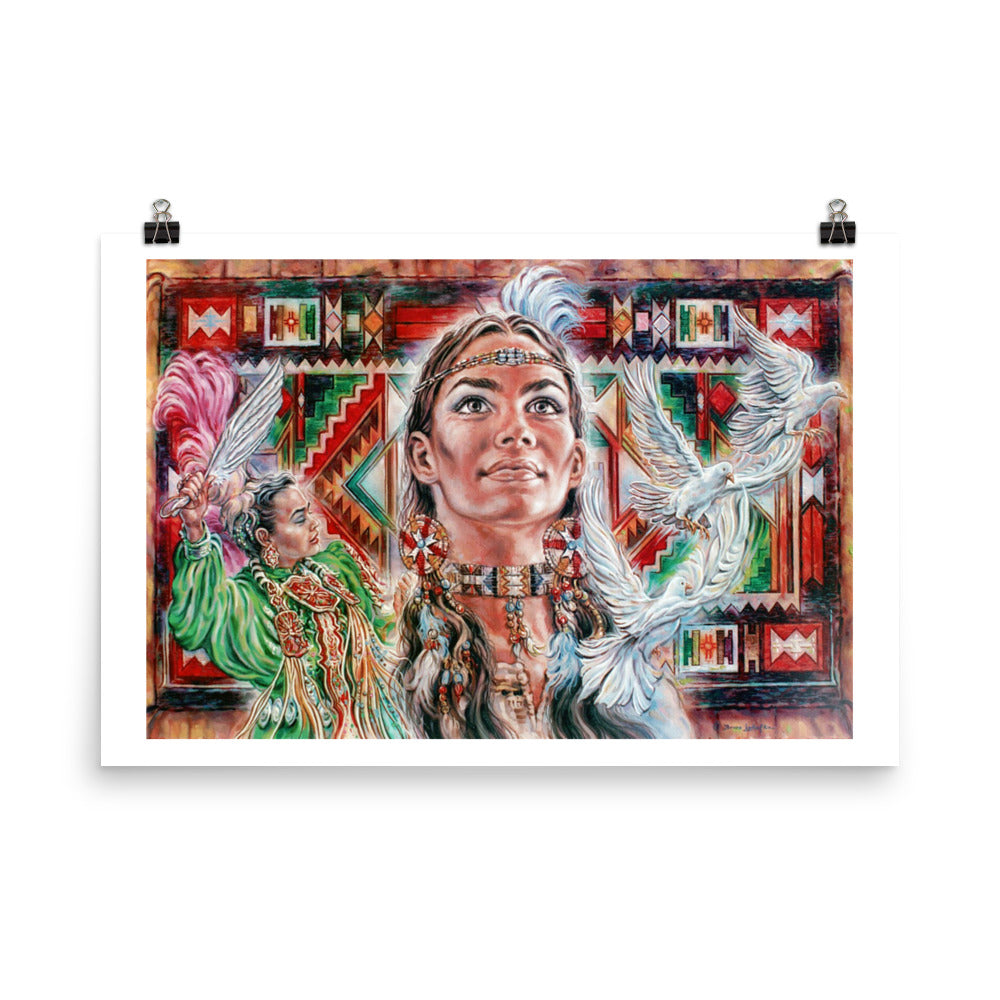 Photo paper poster: Native Tapestry