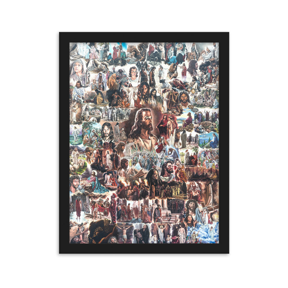 Framed matte paper poster: Life Of Christ