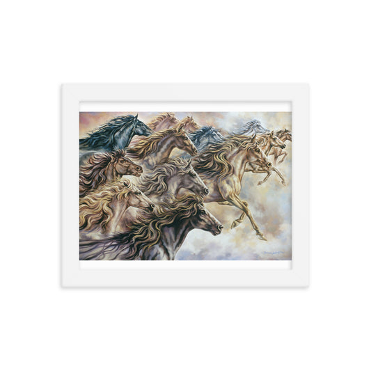 Framed poster: Into The Wind