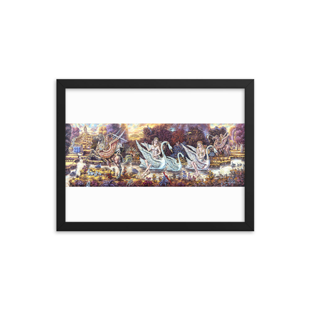 Framed photo paper poster: Once Upon A Time