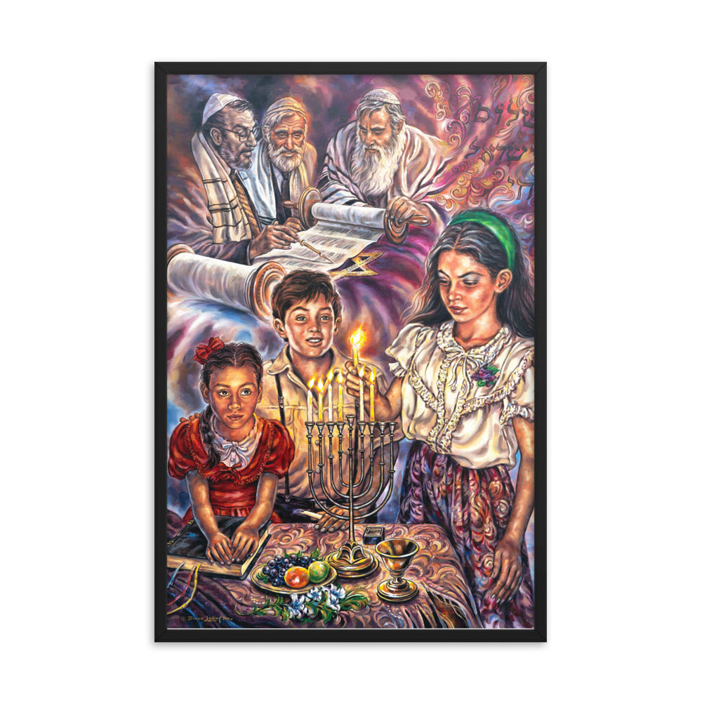 Framed photo paper poster: Traditions