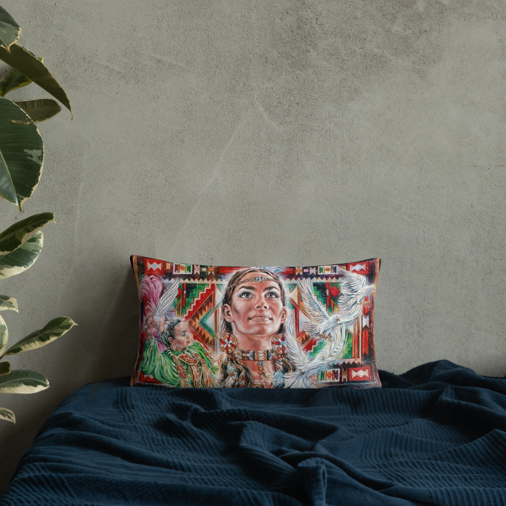 Throw Pillow: Native Tapestry