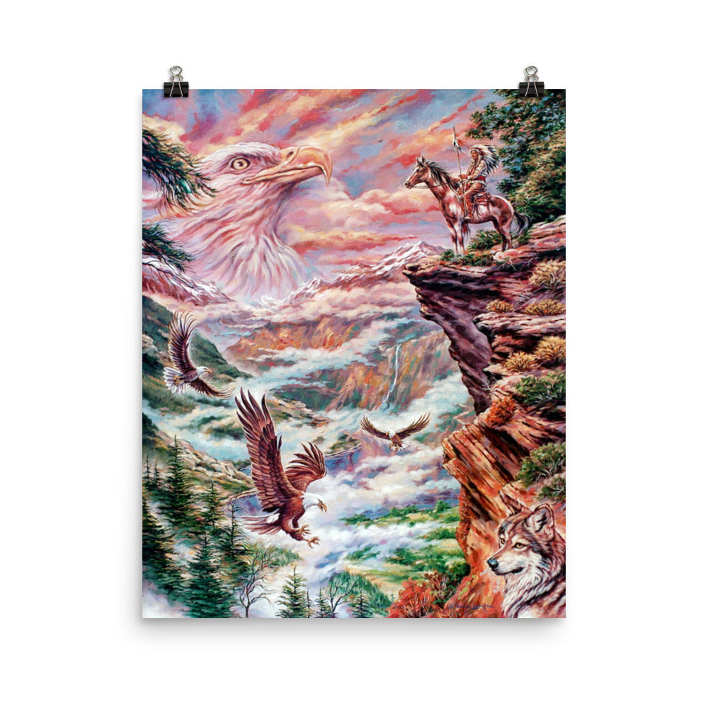 Photo paper poster: Above The Clouds