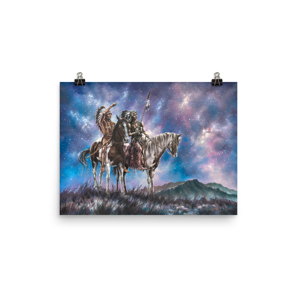 Photo paper poster: Under Silent Stars