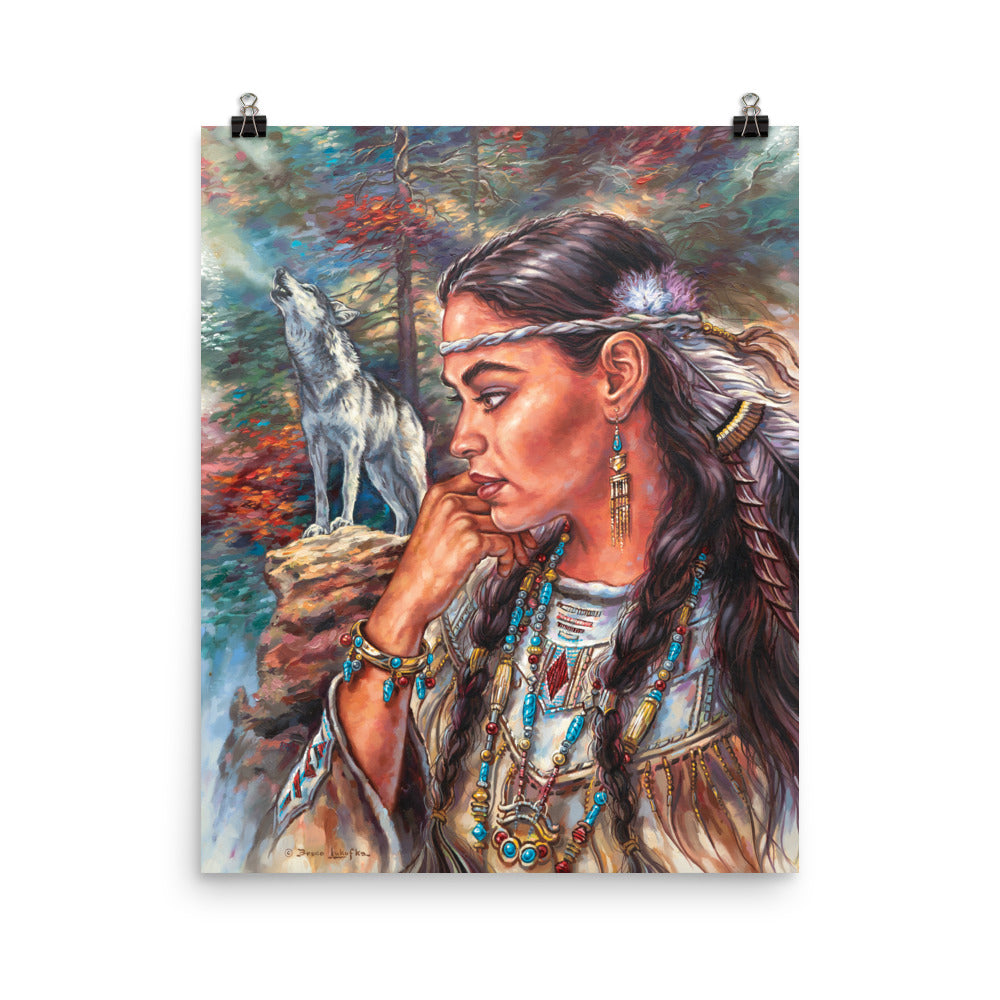 Photo paper poster: Cry Of The Wolf