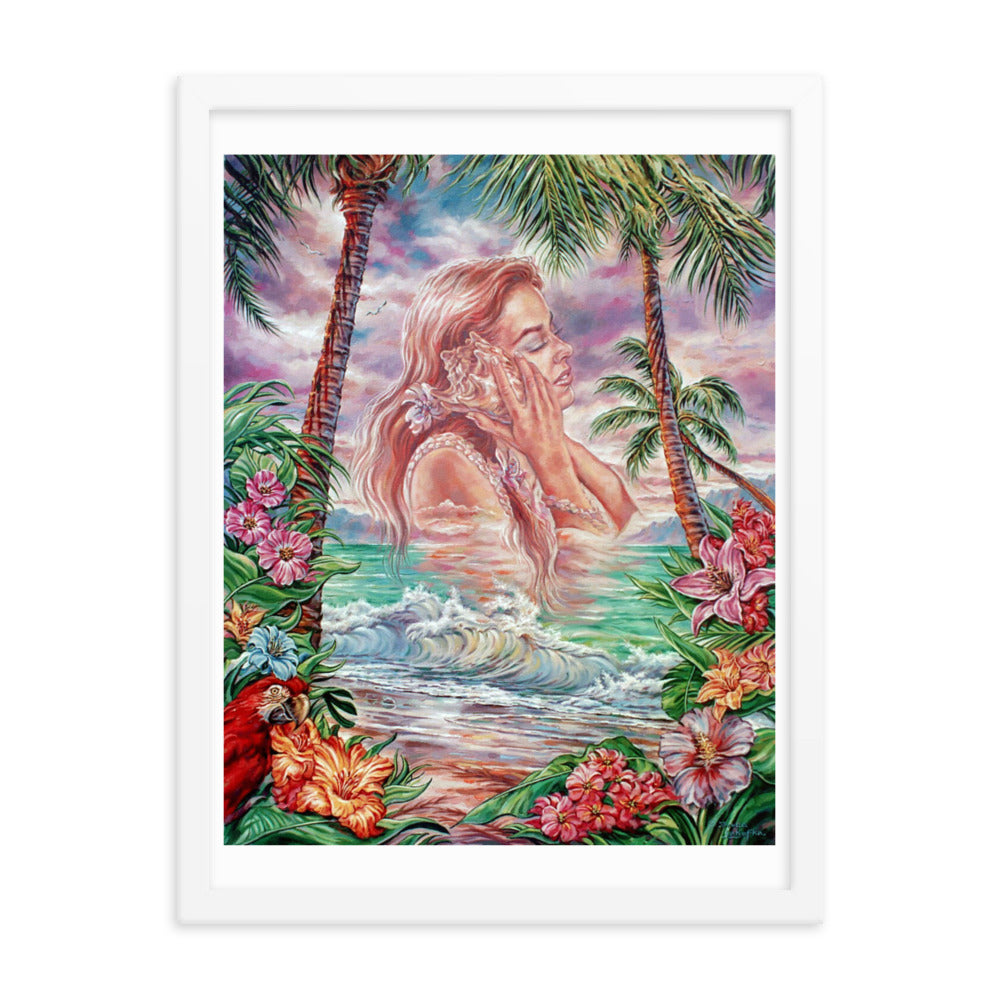 Framed poster: Song Of The Island