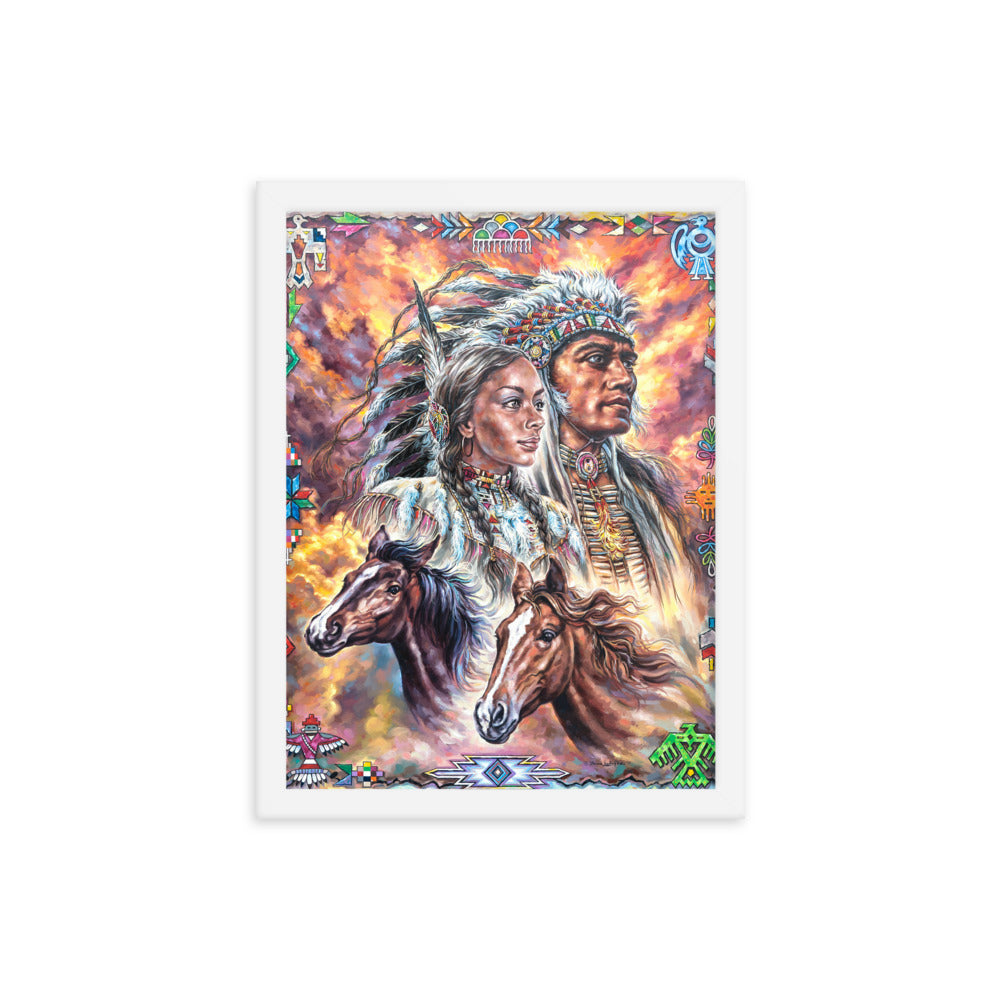 Framed photo paper poster: One In Spirit