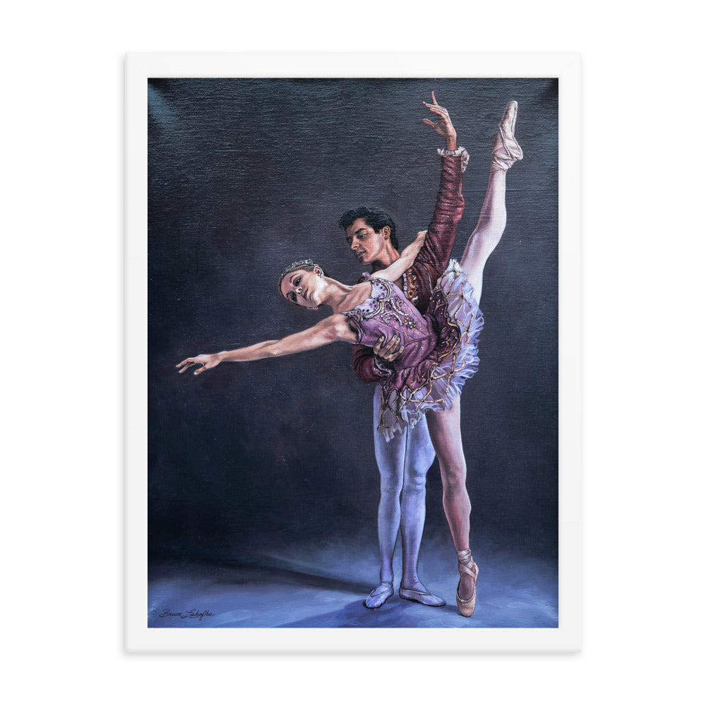 Framed photo paper poster: The Dance